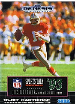 Sports Talk Football '93 starring Joe Montana/Genesis