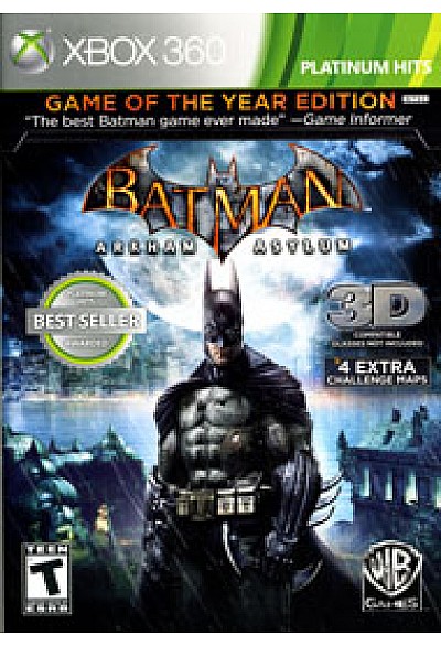 Batman Arkham Asylum Game Of The Year Edition/Xbox 360
