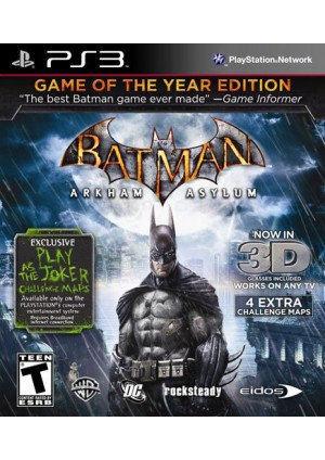 Batman Arkham Asylum Game Of The Year Edition/PS3