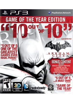 Batman Arkham City Game Of The Year Edition/PS3
