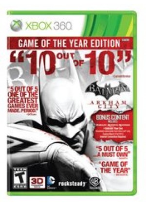 Batman Arkham City Game Of The Year/Xbox 360