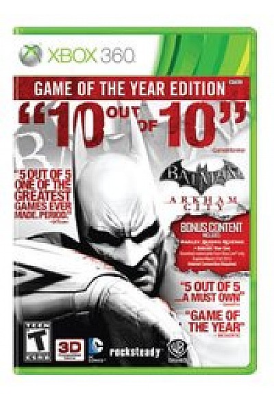 Batman Arkham City Game Of The Year/Xbox 360
