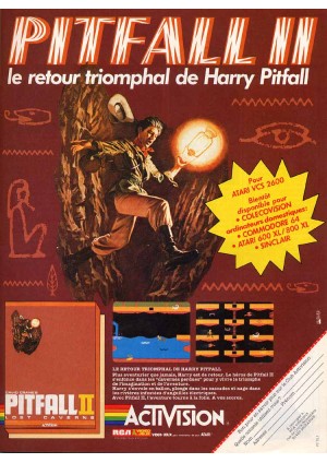 Pitfall II Lost Caverns / Atari 400