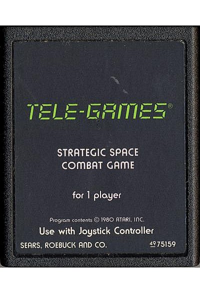 Tele-Games Strategic Space Combat Game/Atari 2600