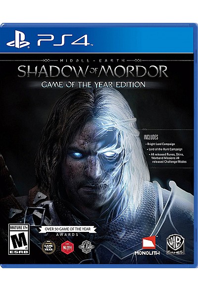 Middle Earth Shadow Of Mordor Game Of The Year Edition (GOTY) / PS4