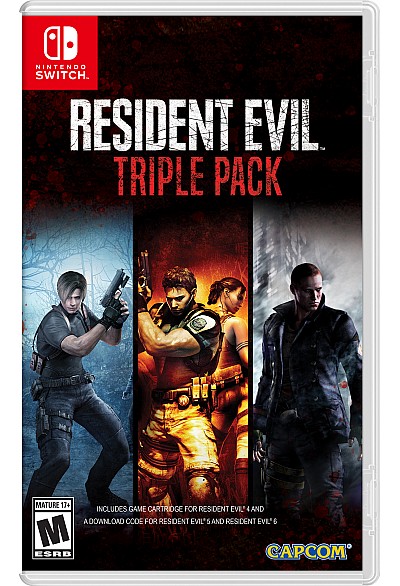 Resident Evil Triple Pack (Code Téléchargeable Pour 5 Et 6) / Switch