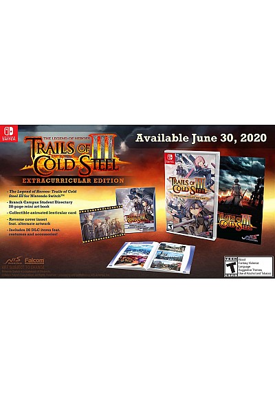 The Legend Of Heroes Trails Of Cold Steel III Extracurricular Edition/Switch