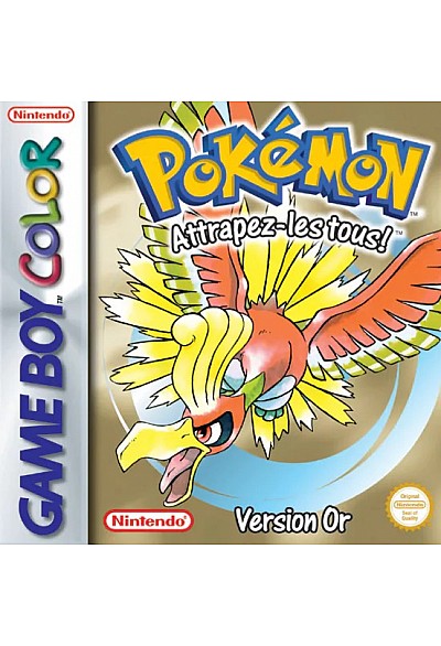 Pokemon Version Or (Version Européenne - Francais Seulement) / Game Boy Color