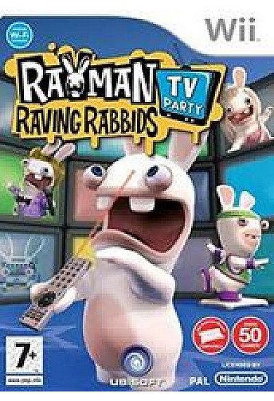 Rayman Raving Rabbids TV Party (Version Européenne) / Wii