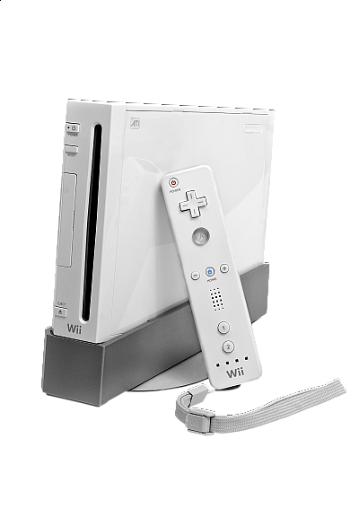 Console Wii Retrocompatible GameCube Modèle RVL-001 - Blanche