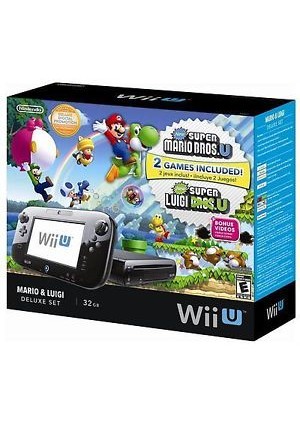 Console Wii U Mario & Luigi Deluxe Set 32 GB - Noire