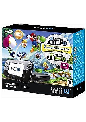 Console Wii U Mario & Luigi Deluxe Set 32 GB - Noire