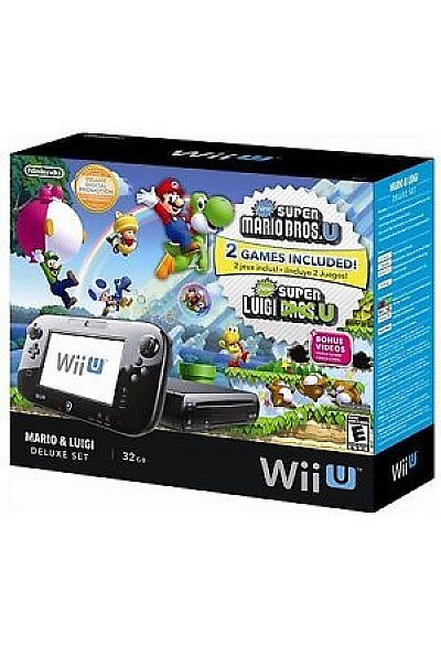 Console Wii U Mario And Luigi Deluxe Set 32 GB - Noire