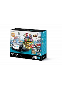 Console Wii U Super Mario 3D World + Nintendo Land Deluxe Set Bundle 32 GB - Noire
