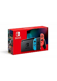 Console Nintendo Switch Modèle 2019 HAC-001(-01) - Joy-Con Rouge Et Bleu Neon