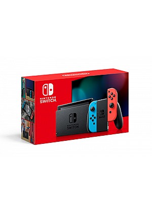 Console Nintendo Switch Modèle 2019 HAC-001(-01) - Joy-Con Rouge & Bleu Neon