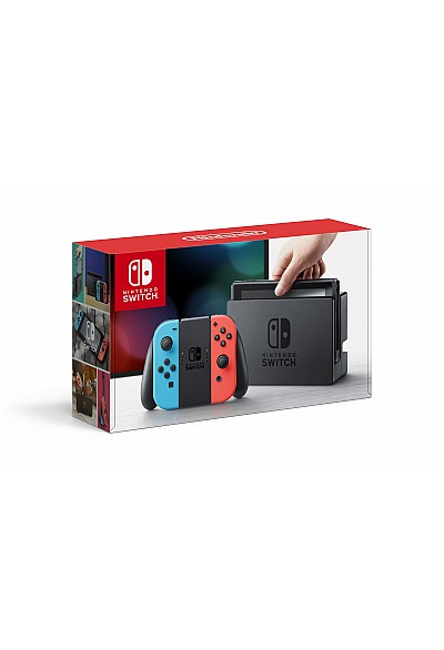 Console Nintendo Switch - Joy-Con Rouge & Bleu (Neon Joy-Con) Modèle 2017 HAC-001