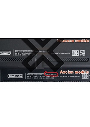 Console Nintendo Switch - Joy-Con Gris (Gray Joy-Con) Modèle 2017 HAC-001
