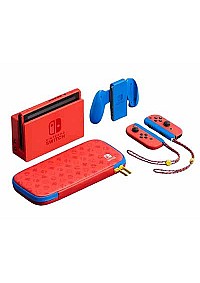 Console Nintendo Switch - Edition Mario Rouge Et Bleu