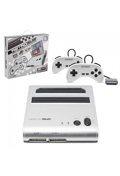 Console Retro Duo Par Retro-Bit - Argent