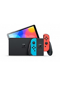 Console Nintendo Switch Oled - Joy-Con Neon Rouge Et Bleu
