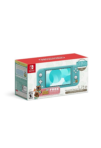 Console Nintendo Switch Lite - Animal Crossing New Horizons Timmy & Tommy's Aloha Edition