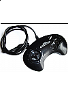 Manette 3 Boutons Pour Sega Genesis Officielle Sega - Noire