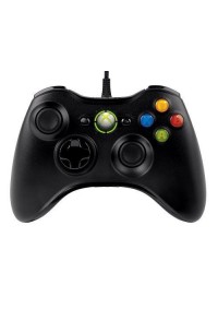 Manette Avec Fil Pour Xbox 360 Officielle Microsoft - Noire