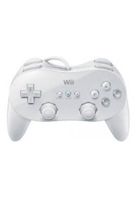 Manette Wii Classique / Classic Controller Pro Pour Wii / Wii U Officielle Nintendo - Blanche