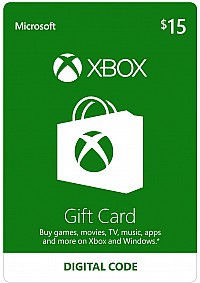 Carte Cadeau Xbox Live 15$ (Microsoft Store)