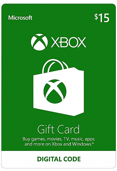 Carte Cadeau Xbox Live 15$ (Microsoft Store)
