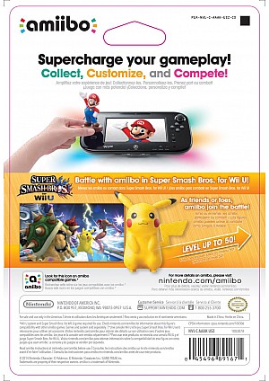 Figurine Amiibo Super Smash Bros - Pikachu
