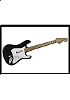 Guitare Rock Band Sans Fil Pour Wii Modèle Fender Stratocaster - Noire Et Blanche