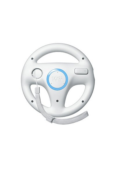 Volant Pour Wiimote Officiel Nintendo - Blanc