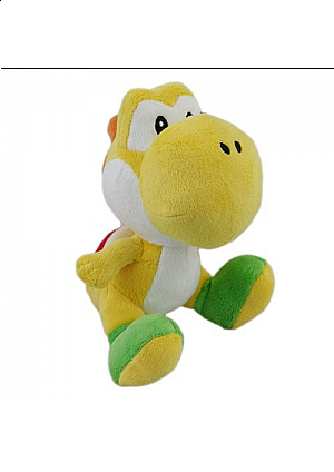 Toutou Super Mario Par Sanei - Yoshi Jaune 20 CM