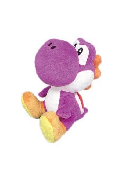 Toutou Super Mario Par Sanei - Yoshi Mauve 20 CM