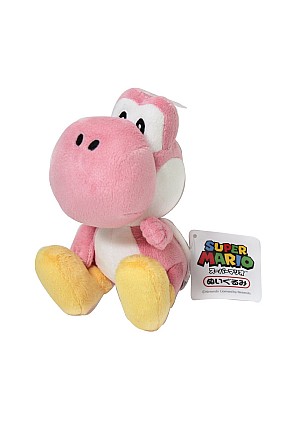 Toutou Super Mario par Sanei - Yoshi Rose 20 CM