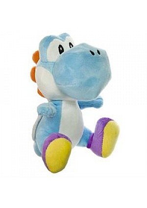 Toutou Super Mario Par Sanei - Yoshi Bleu Pale 20 CM