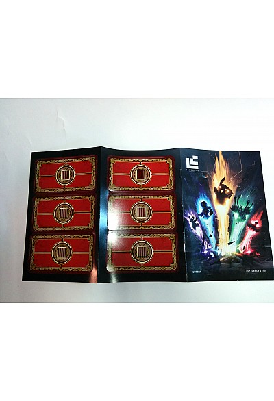 Livret LootCrate Summoner avec mini jeu de cartes