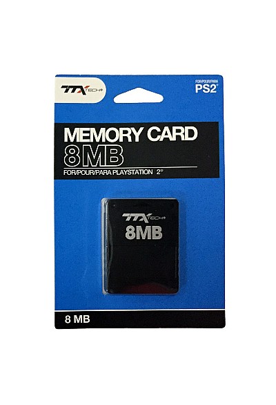 Carte Mémoire Pour PS2 / Playstation 2 Par TTX TECH - 8 MB
