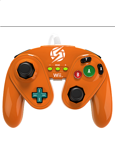 Manette Fight Pad Avec Fil / Classic Controller Pro Pour Wii / Wii U Par PDP - Samus