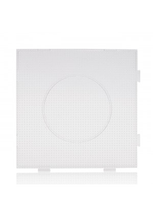 Plaque Carrée Artkal (Pegboard) De 14.5 cm Pour Perles De Taille Midi 5mm à Fusionner - Transparen