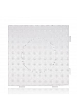 Plaque Carrée Artkal (Pegboard) De 14.5 cm Pour Perles De Taille Midi 5mm à Fusionner - Transparen