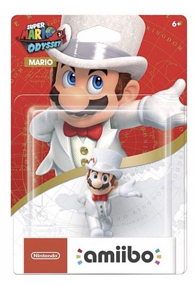 Figurine Amiibo Mario Odyssey - Mario Wedding Outfit