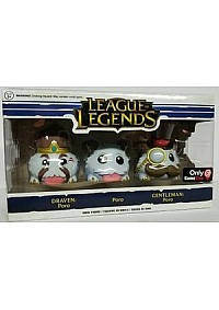 Figurines Funko Poro League of Legends - Pack de 3