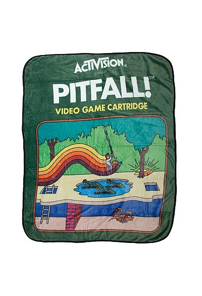 Jeté en Molleton Activision Par Bioworld - Pitfall Videogame Cartridge Cover