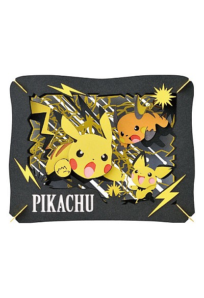 Kit Bricolage Paper Theater Pokemon - Évolutions Pikachu