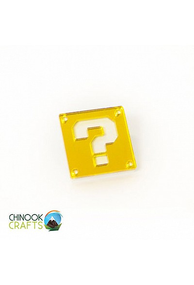 Épinglette (Pin) Super Mario Par Chinook Crafts - Bloc Mystère