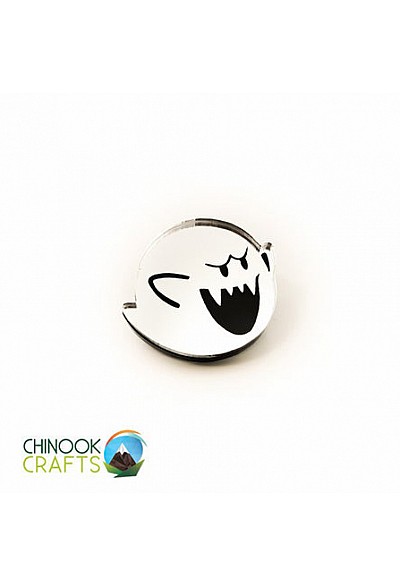 Épinglette (Pin) Super Mario Par Chinook Crafts - Boo