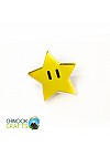 Épinglette (Pin) Super Mario Par Chinook Crafts - Étoile